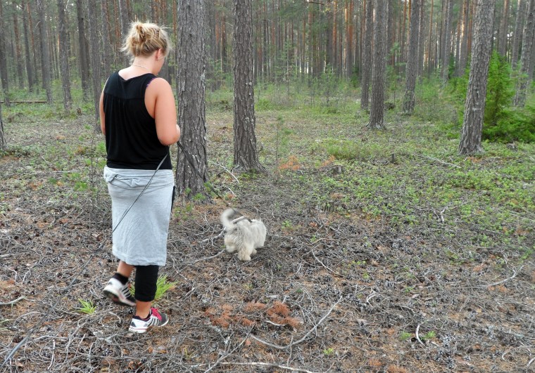 Frost och Sara började försiktigt, som de flesta andra, men efter halva sträckan var det skillnad.