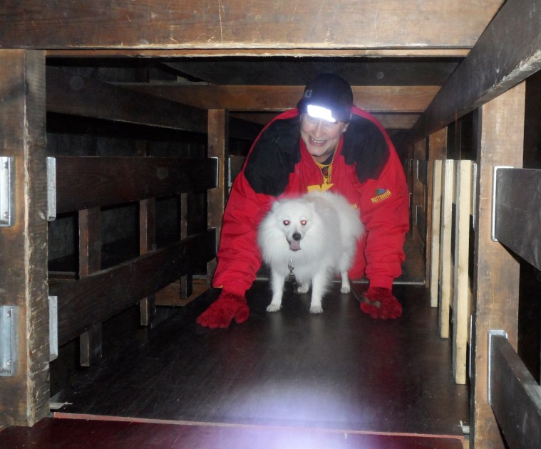 Janet och Cocos i labyrinten.