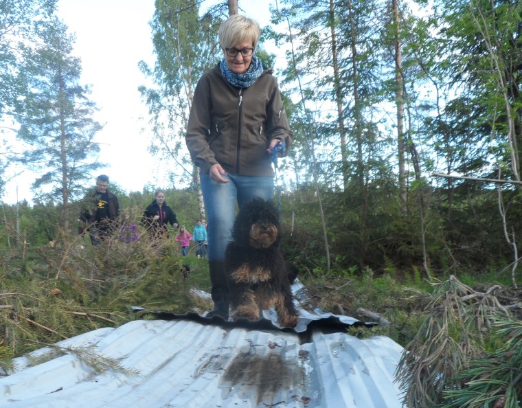 Susanne och Hugo var trygga på plåten.