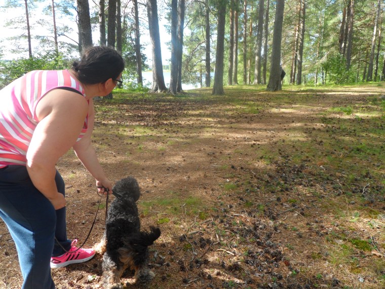 Mezzi ska strax kuta iväg och se om han kan hitta filuren som gömt sig bakom trädet.