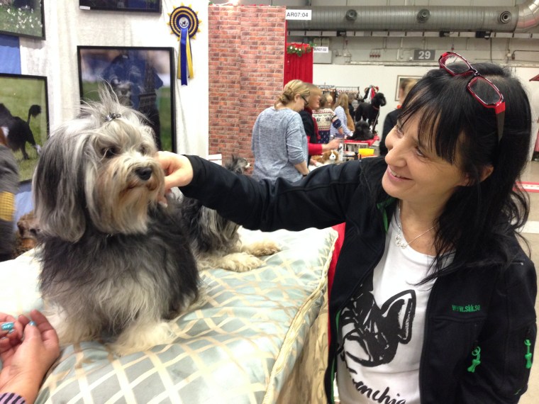 Pia-Maria Carlsson blev förälskad i rasen löwchen.