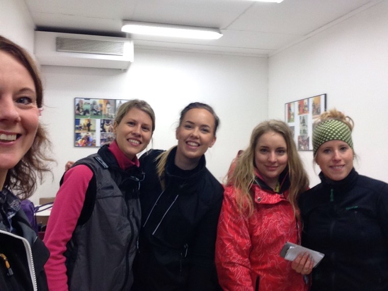 Jag, Jannice, Julia, Viktoria och Sara.