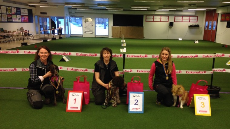 Seger! Och en tredje plats till Viktoria. Vilket gäng va!