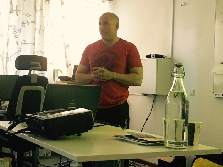 Tomas Forsberg, hundfysioterapeut.