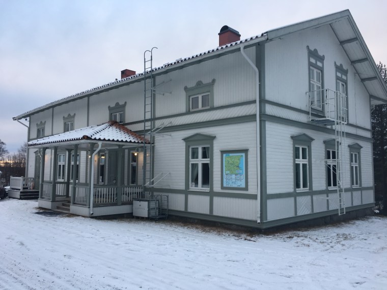 Här åt vi våra måltider och hade teoripass.