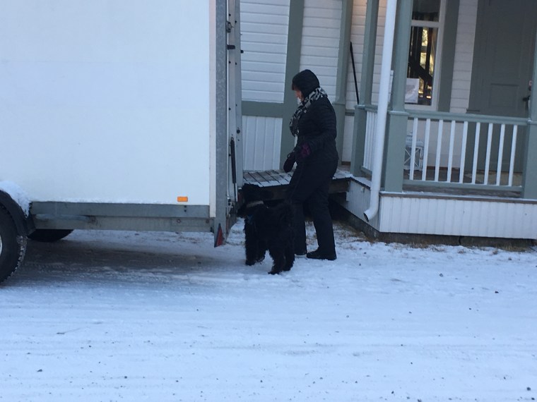 Vivianne och Boris tränade på fordonssök.
