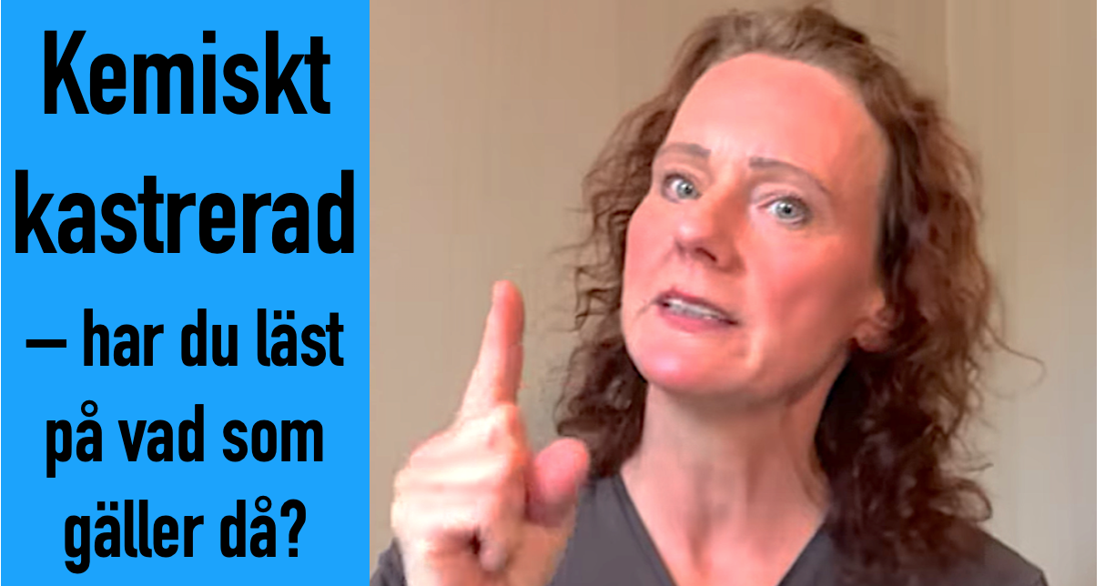 Kemiskt kastrerad = tävlingsförbud