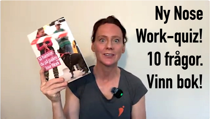 Dessa fem blev vinnare av boken ”Så hamnar du på pallen i Nose Work”